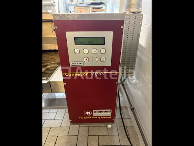 Pizzaoven met transportband 08/50 v pw gas zanolli synthesis - afbeelding 8 van  12