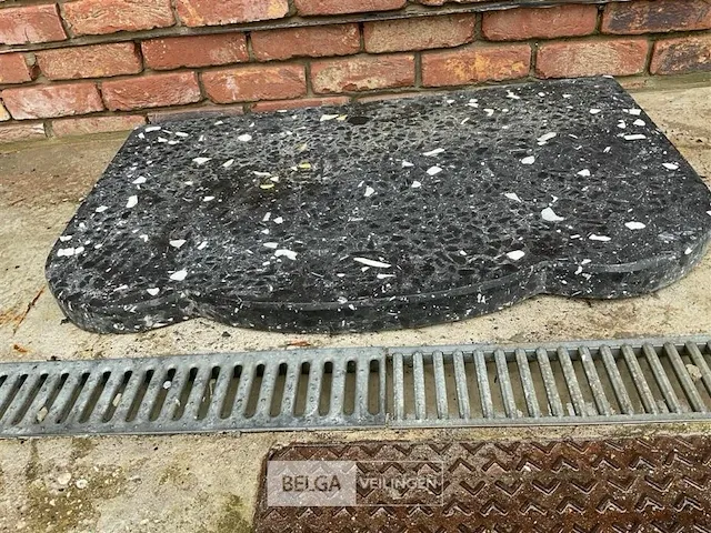 Plaat natuursteen voor onder kachel - afbeelding 1 van  4
