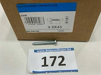 Plaatschroef 4,8 x 45 200 stuks - afbeelding 1 van  3
