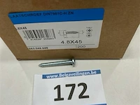 Plaatschroef 4,8 x 45 200 stuks - afbeelding 3 van  3