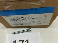 Plaatschroef 6,3 x 25 200 stuks - afbeelding 3 van  3