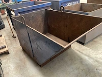 Plaatstalen afvalcontainer - afbeelding 3 van  3