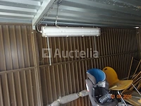 Plaatstalen garage met elektrische deur - afbeelding 5 van  6