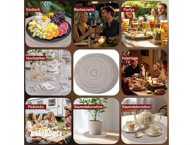 Placemats, set van 12 - afbeelding 3 van  3