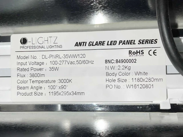 Plafond inbouw led armatuur (30x) - afbeelding 5 van  5