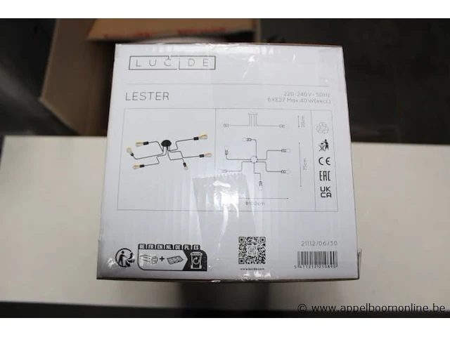 Plafondlamp lucide lester - afbeelding 2 van  2