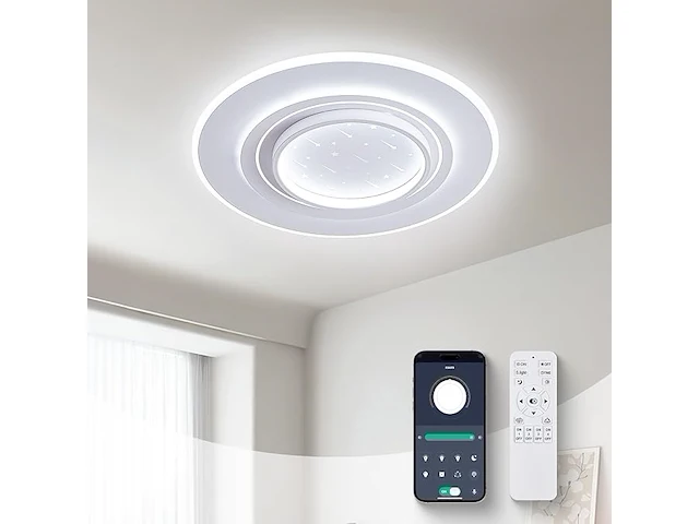 Plafondlamp sterrenhemel 55cm grijs - afbeelding 1 van  5