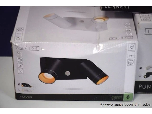 Plafondlamp vv 3spots lucide lennert plus 3 div plafondlampen vv 2spots lucide - afbeelding 2 van  5