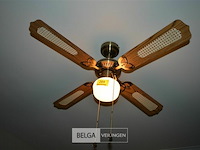 Plafondventilator met lamp - afbeelding 1 van  2