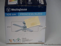 Plafondventilator vv 3 spots westinghouse princess euro - afbeelding 2 van  2