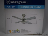 Plafondventilator vv 3 spots westinghouse princess euro - afbeelding 2 van  2