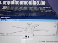 Plafondventilator vv led verlichting westinghouse bendan led - afbeelding 1 van  2