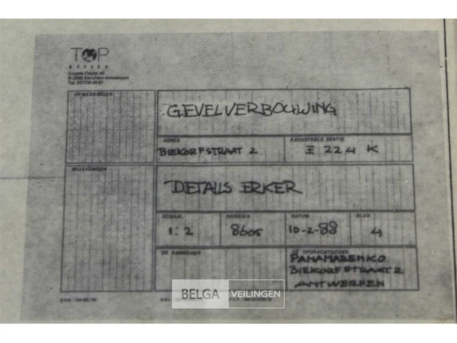 Plan - origineel - afbeelding 1 van  6