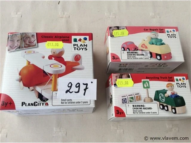 Plan toys 3stuks - afbeelding 1 van  2