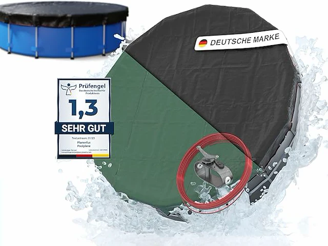 Planenfux® zwembadafdekking (340 cm) - afbeelding 1 van  4