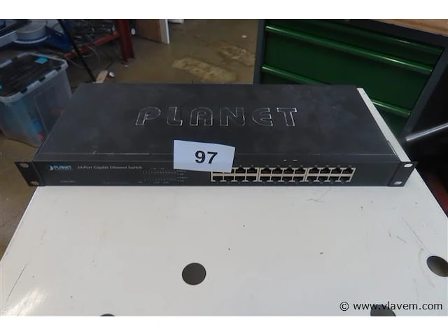 Planet 24 gigabit ethernetswitch - afbeelding 1 van  4