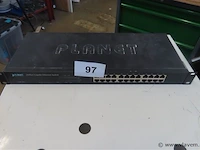 Planet 24 gigabit ethernetswitch - afbeelding 1 van  4