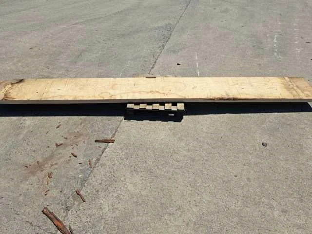 Plank essen 3400 x 390 x 50 mm - afbeelding 1 van  2