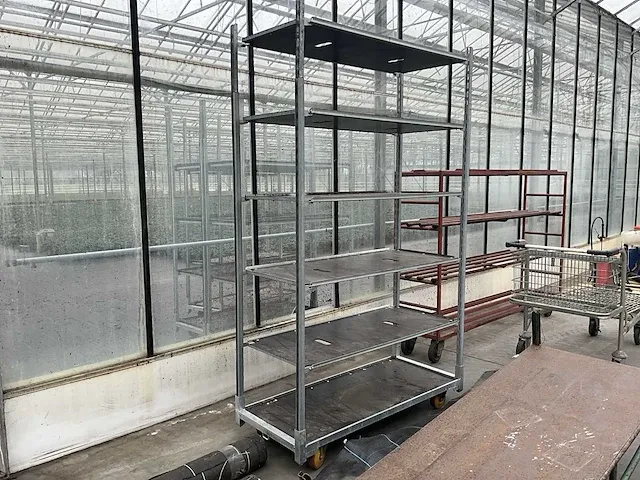 Plantenkar met wielen - afbeelding 1 van  5