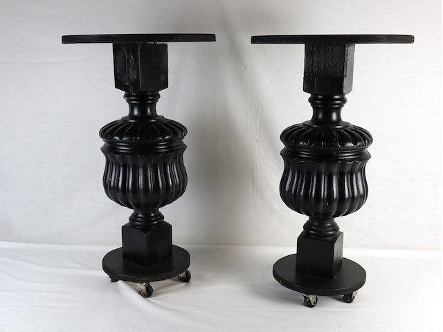 Plantenstaander op wiel (x2) - afbeelding 1 van  5