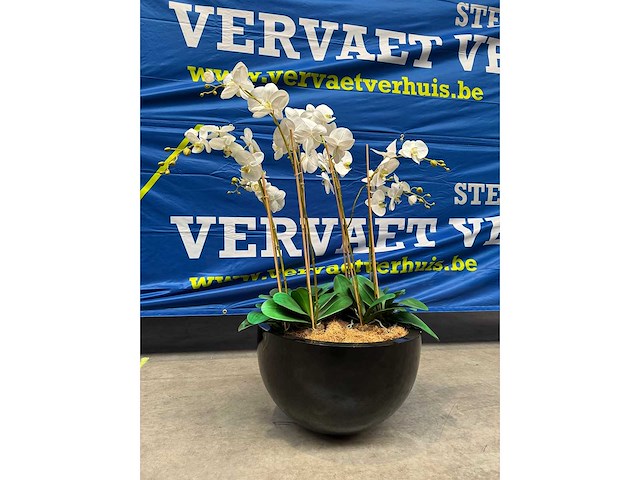 Planter (incl. kunst orchidee) - afbeelding 1 van  3