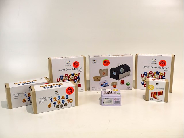 Plantoys houten speelgoed (x7) - afbeelding 1 van  4