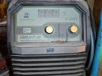 Plasmasnijder hbm cut 60 , metalen kar met lade - afbeelding 10 van  10