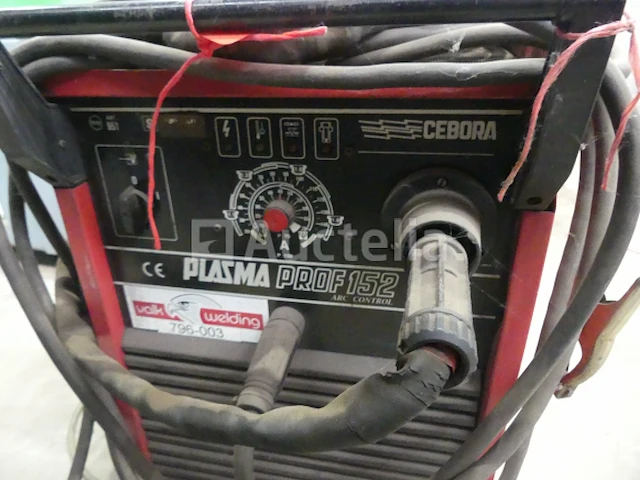Plasmasnijmachine cebora plasma prof 152 vlamboogregeling - afbeelding 8 van  11