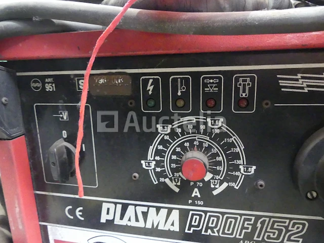 Plasmasnijmachine cebora plasma prof 152 vlamboogregeling - afbeelding 10 van  11