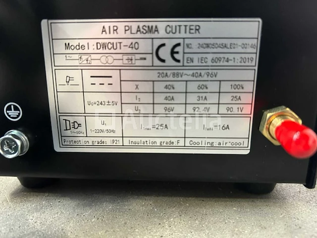 Plasmasnijmachine daewoo dwcut40 - afbeelding 12 van  14