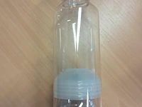 Plastic flesjes dispenser rtf 150 ml. (13560x) - afbeelding 1 van  2