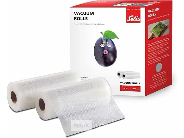 Plastic vacuum zakjes 2 x 2 rollen - afbeelding 1 van  5