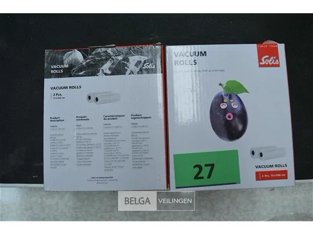 Plastic vacuum zakjes 2 x 2 rollen - afbeelding 2 van  5