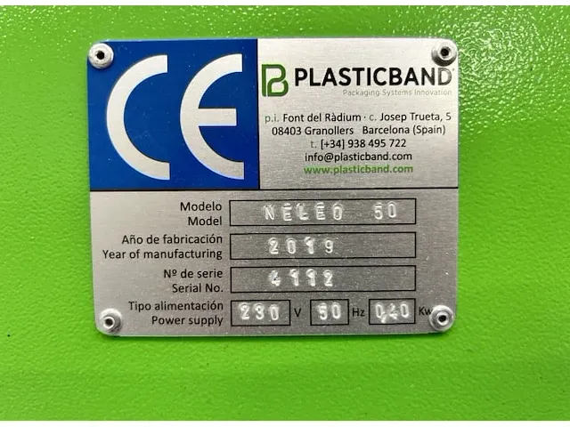 Plasticband neleo 50 foliewikkelmachine - afbeelding 4 van  9