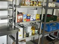 Plastiek keukenrek 4 leggers 90x40x175 - afbeelding 1 van  2