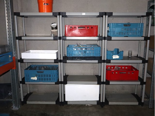 Plastiek rek (x3) - afbeelding 1 van  5