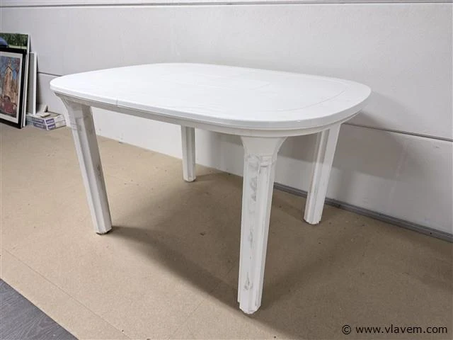 Plastieke tafel 113cmx102cm demonteerbaar - afbeelding 3 van  3