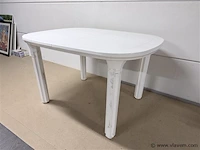Plastieke tafel 113cmx102cm demonteerbaar - afbeelding 3 van  3