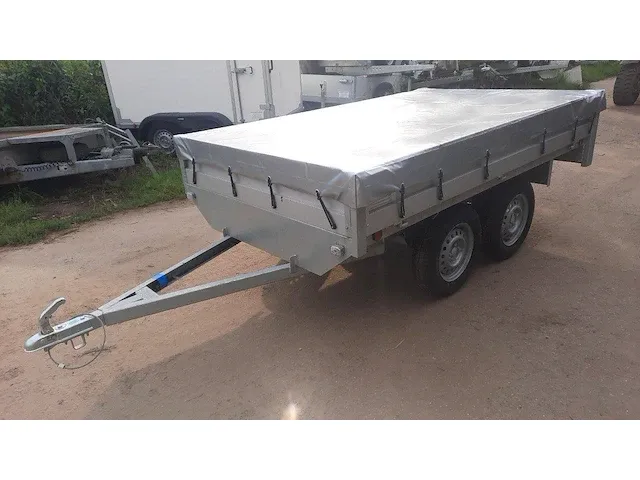 Plateau aanhangwagen 2.50x1.50m 750kg - afbeelding 1 van  1
