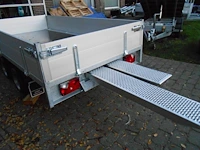 Plateau aanhangwagen bw trailer 250x150x35cm nieuw - afbeelding 1 van  1