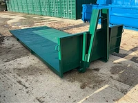 Plateaucontainer afzet afvalcontainer - afbeelding 1 van  6
