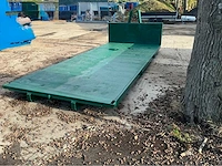 Plateaucontainer afzet afvalcontainer - afbeelding 3 van  6