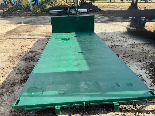 Plateaucontainer afzet afvalcontainer - afbeelding 4 van  6