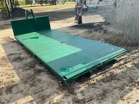 Plateaucontainer afzet afvalcontainer - afbeelding 5 van  6