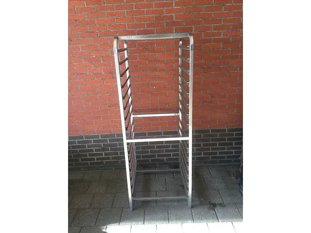 Plateaurek rvs - afbeelding 2 van  3