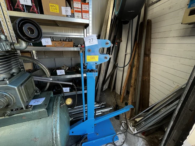 Platen krimp/rek apparaat - afbeelding 1 van  4