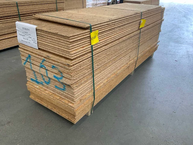 Platen osb 2500x675x18/25mm 46 stuks nieuw - afbeelding 1 van  1