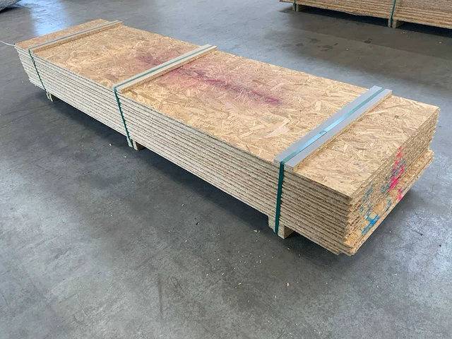 Platen osb 2500x675x25mm 11 stuks nieuw - afbeelding 1 van  1