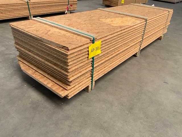 Platen osb 2500x675x25mm 16 stuks nieuw - afbeelding 1 van  1