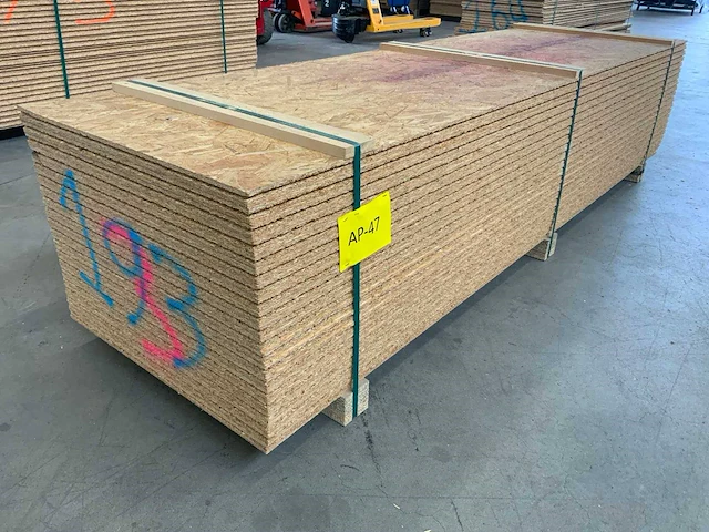Platen osb 2500x675x25mm 21 stuks nieuw - afbeelding 1 van  1